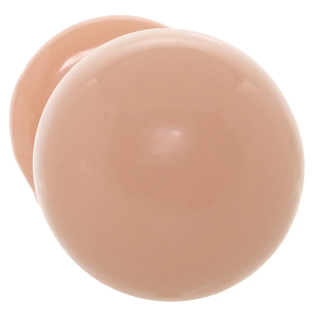 The Classic Large Round Butt Plug in Cream - Image 2