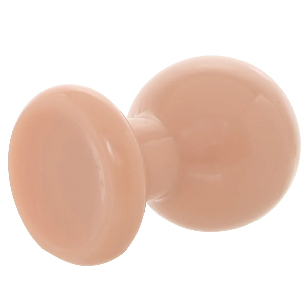 The Classic Large Round Butt Plug in Cream - Image 5