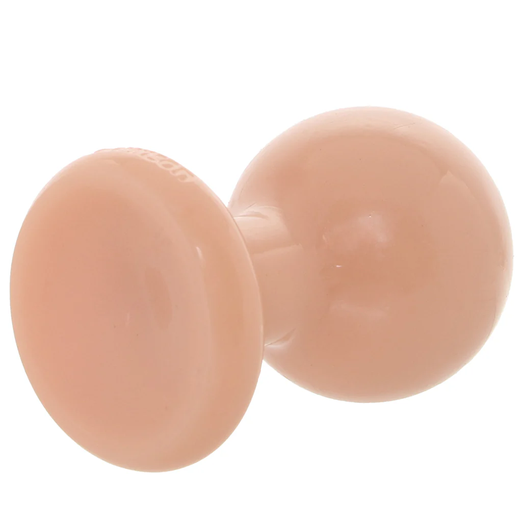 The Classic Medium Round Butt Plug in Cream - Image 5