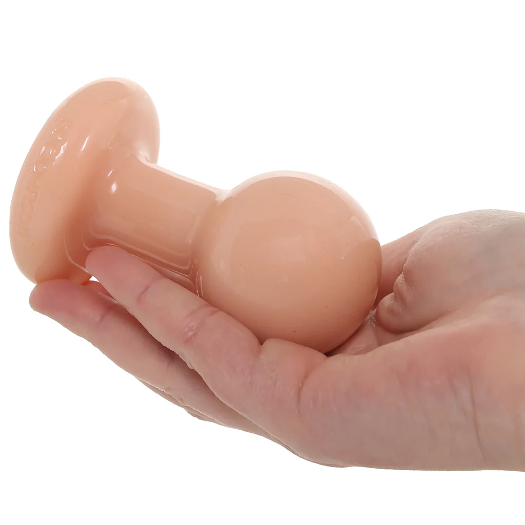 The Classic Small Round Butt Plug in Cream - Image 4