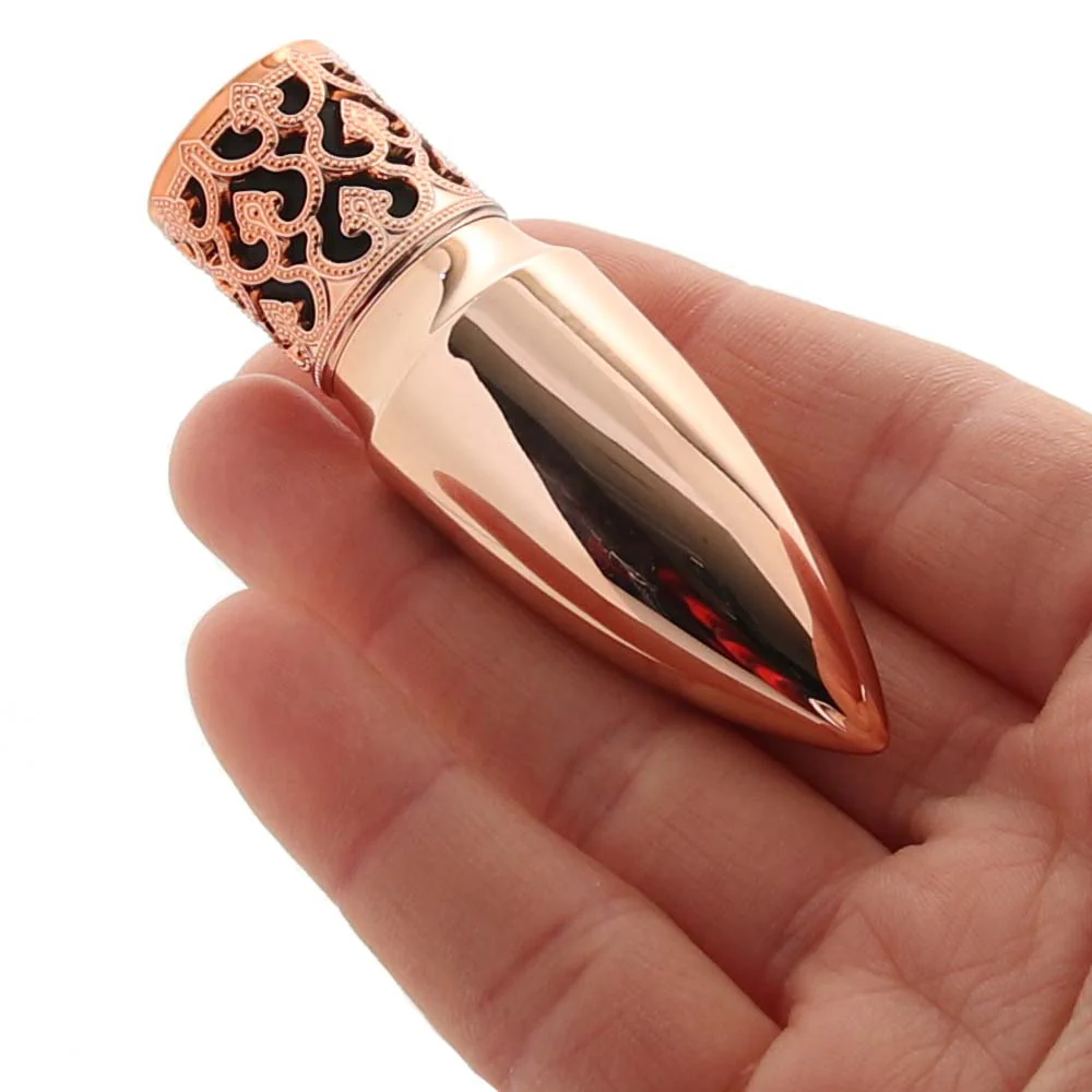 Royal Gems Glitter Bullet Vibe in Rose Gold - Image 4
