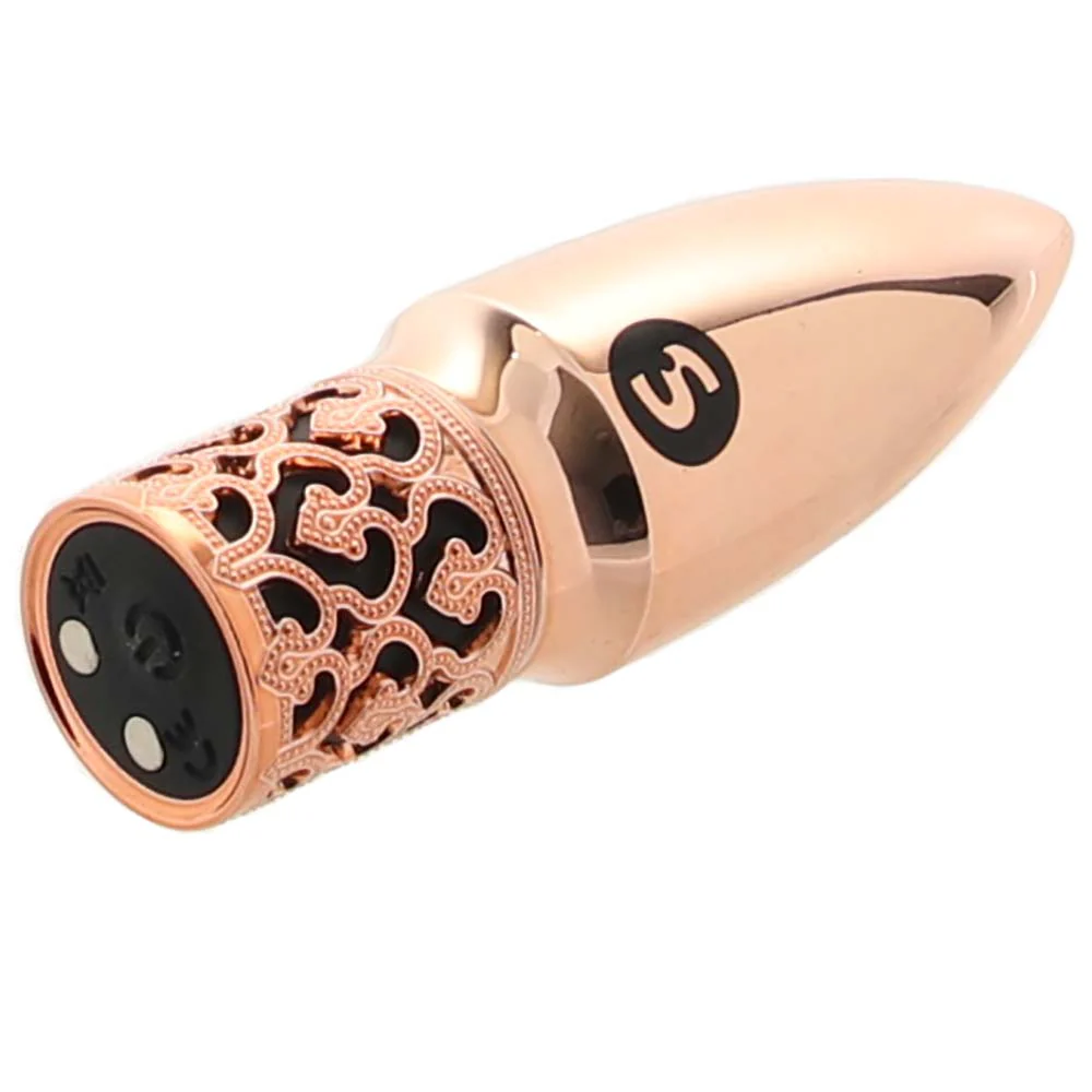 Royal Gems Glitter Bullet Vibe in Rose Gold - Image 5