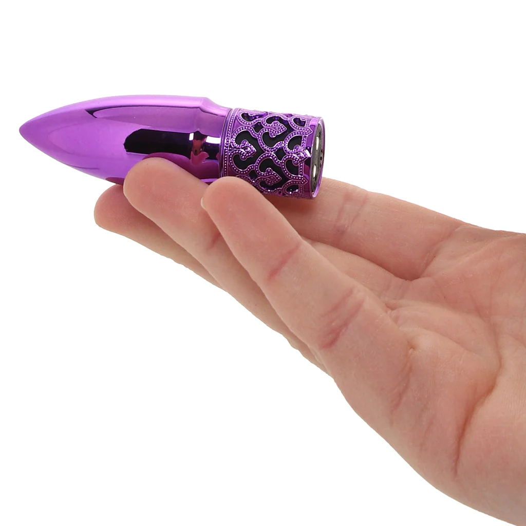 Royal Gems Glitter Bullet Vibe in Purple - Image 4