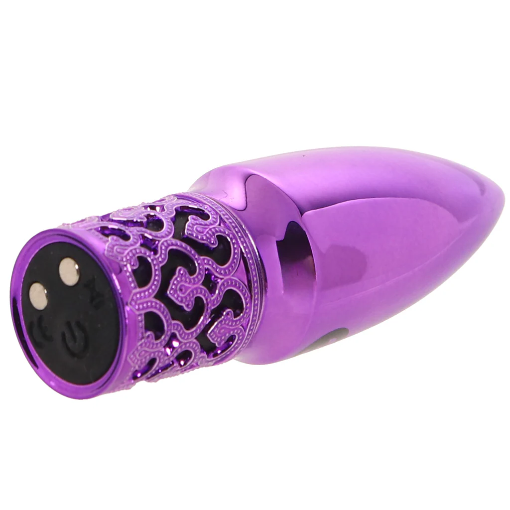 Royal Gems Glitter Bullet Vibe in Purple - Image 5