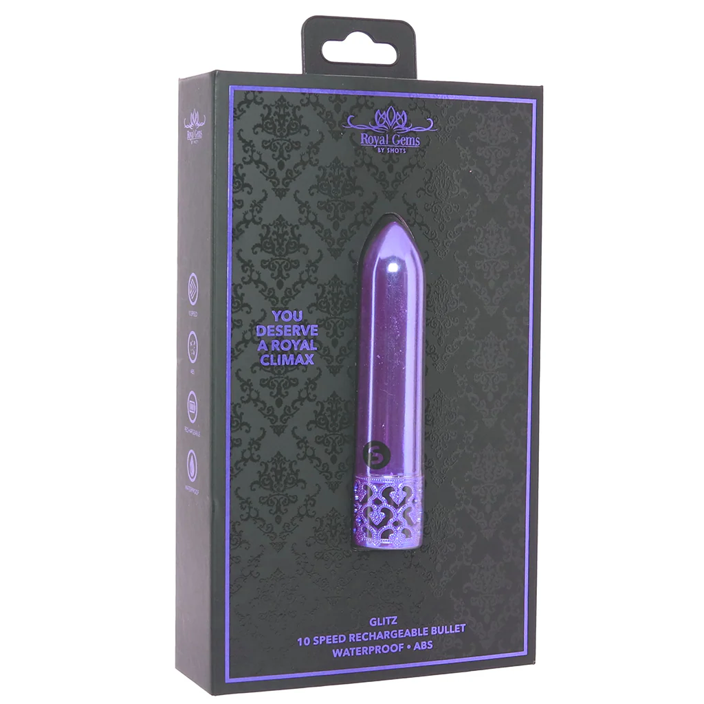 Royal Gems Glitz Bullet Vibe in Purple - Image 9