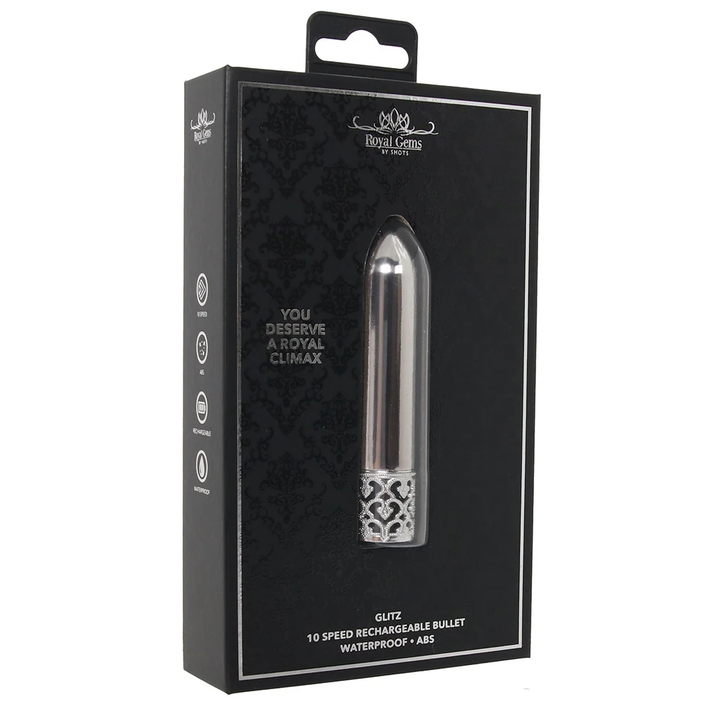 Royal Gems Glitz Bullet Vibe in Silver - Image 8