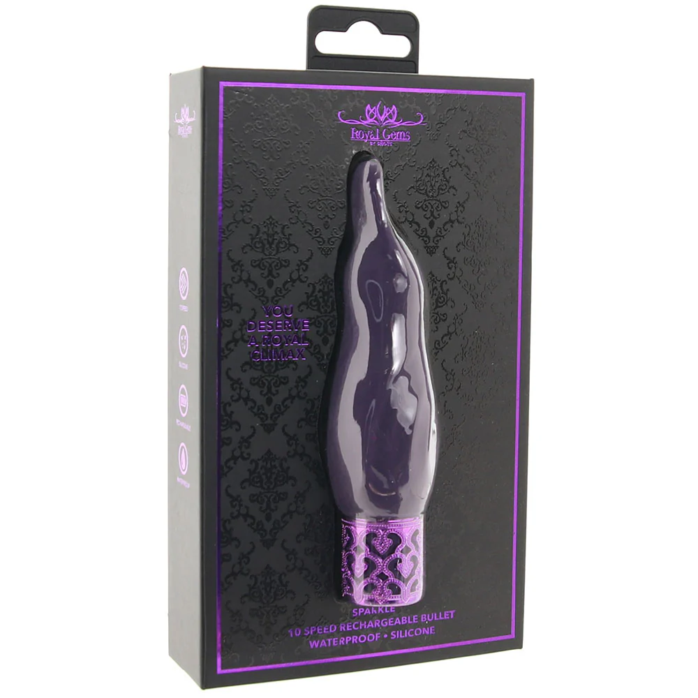Royal Gems Sparkle Bullet Vibe in Purple - Image 6