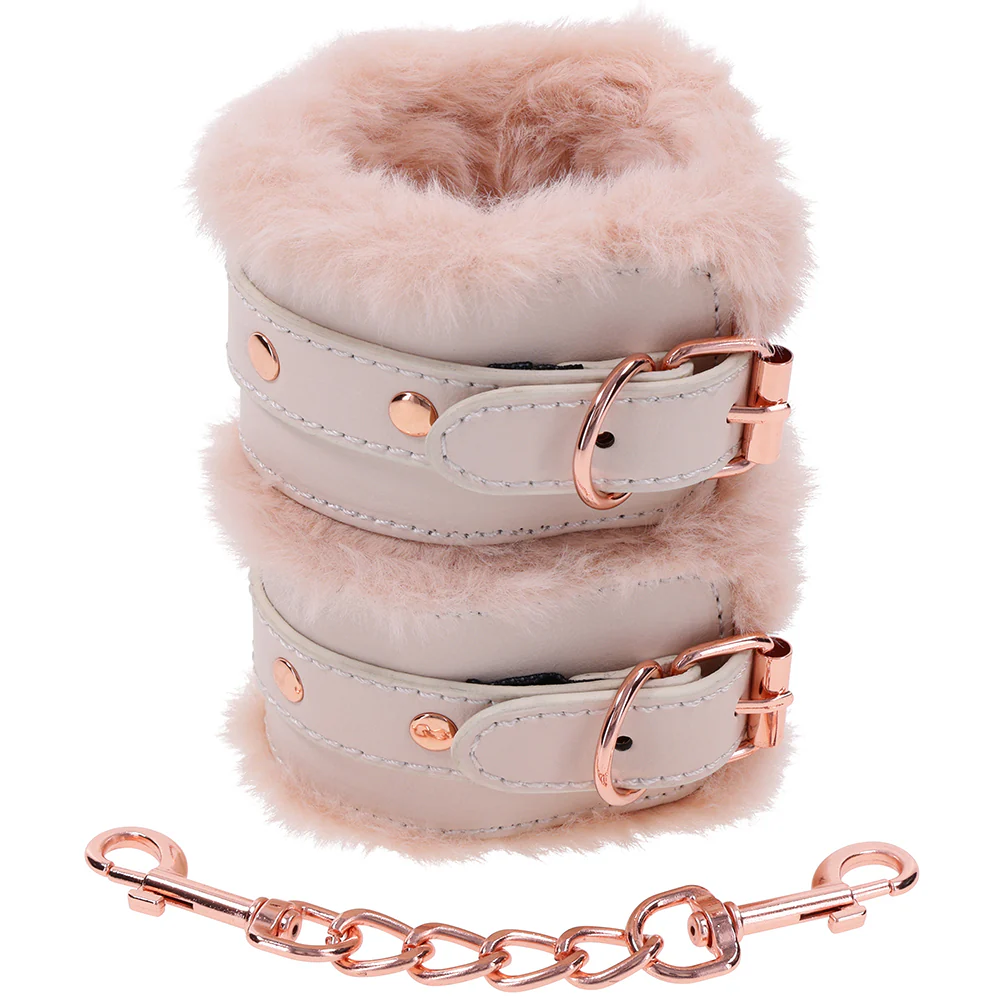 S&M Peaches 'n CreaMe Fur Handcuffs - Image 7