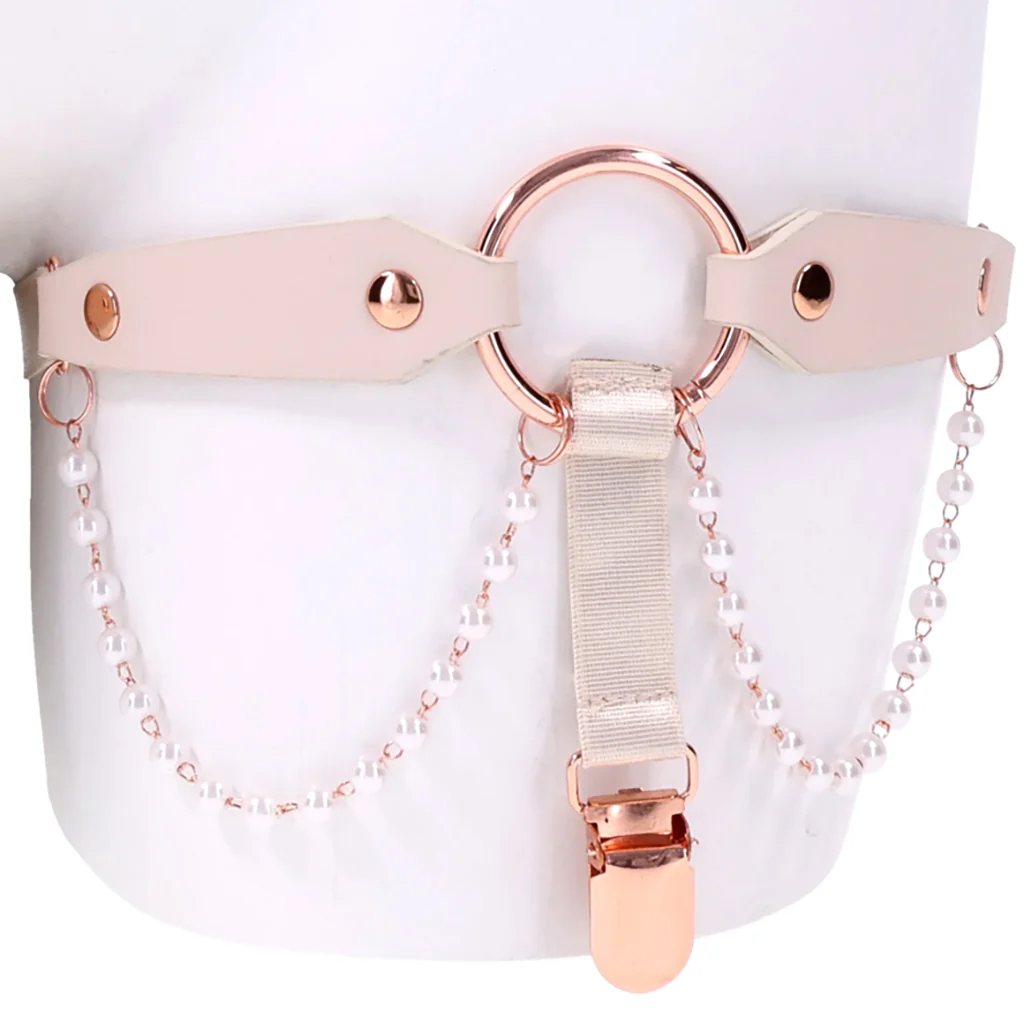 S&M Peaches 'n CreaMe Pearl Garters - Image 4