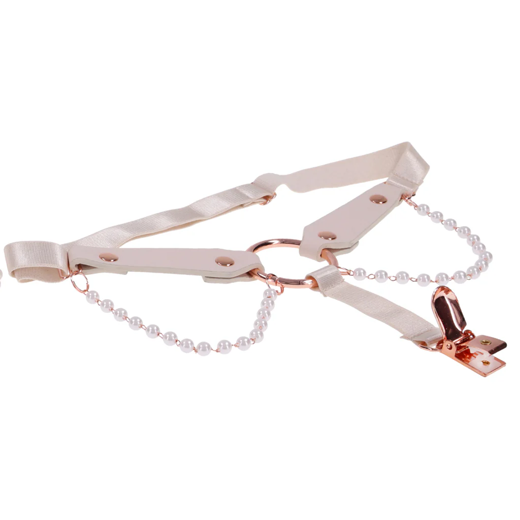 S&M Peaches 'n CreaMe Pearl Garters - Image 7