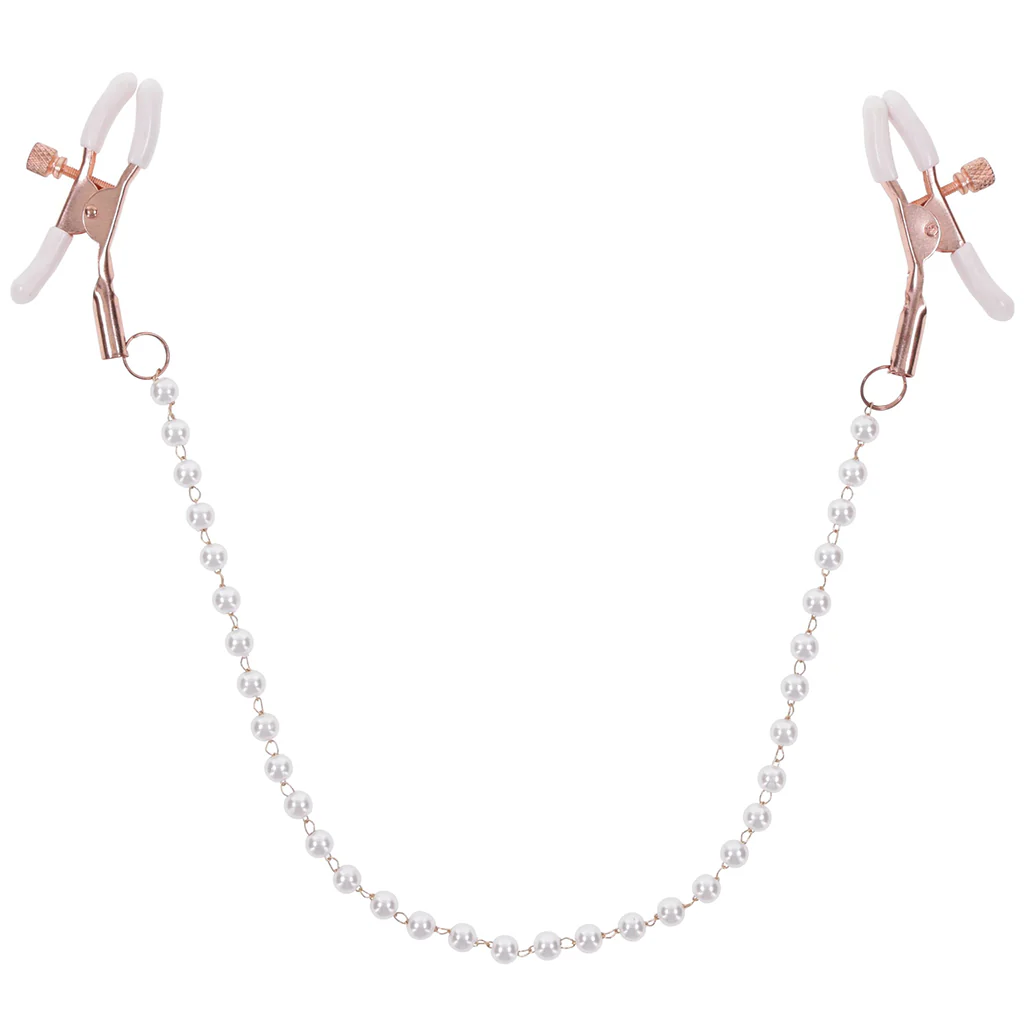 S&M Peaches 'n CreaMe Pearl Nipple Clamps - Image 5