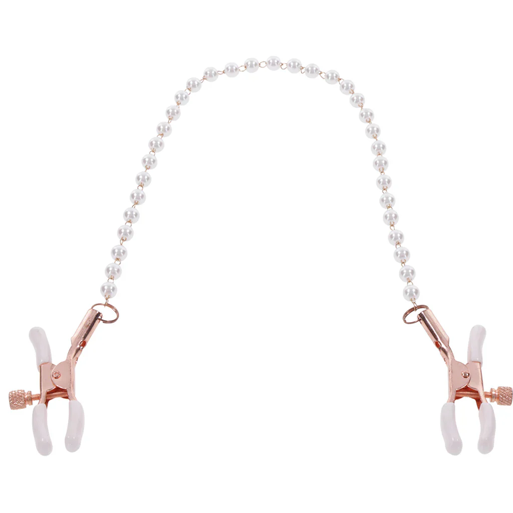 S&M Peaches 'n CreaMe Pearl Nipple Clamps - Image 8