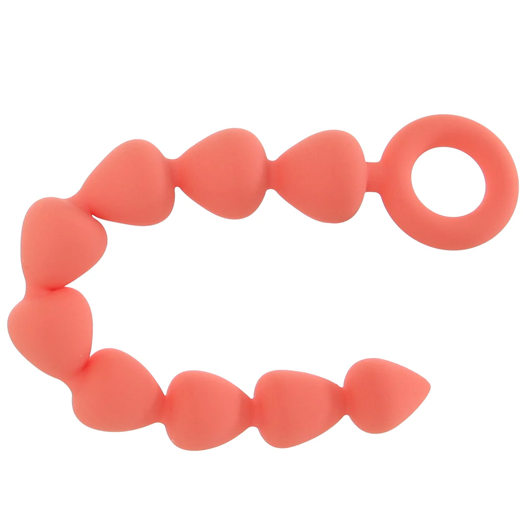 S&M Peaches 'n CreaMe Silicone Anal Beads - Image 3