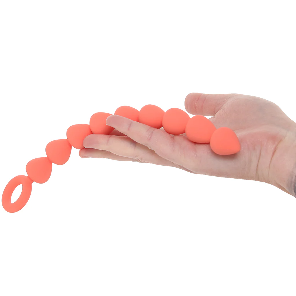 S&M Peaches 'n CreaMe Silicone Anal Beads - Image 4
