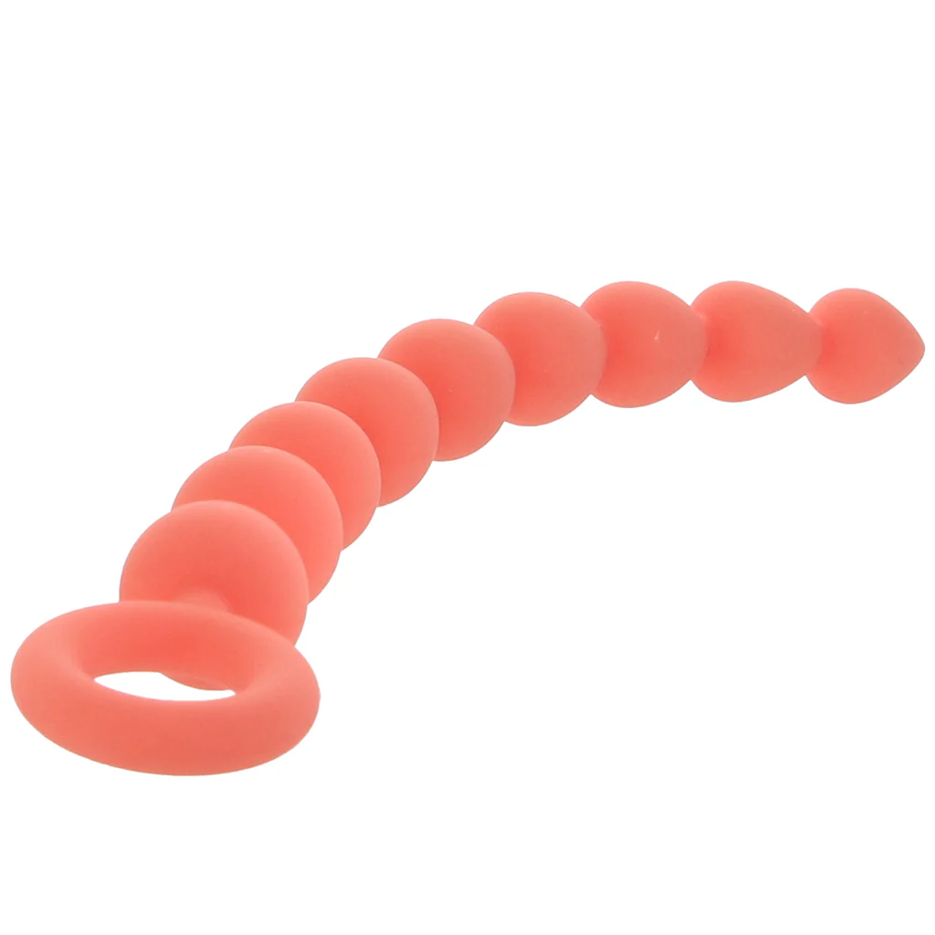 S&M Peaches 'n CreaMe Silicone Anal Beads - Image 5