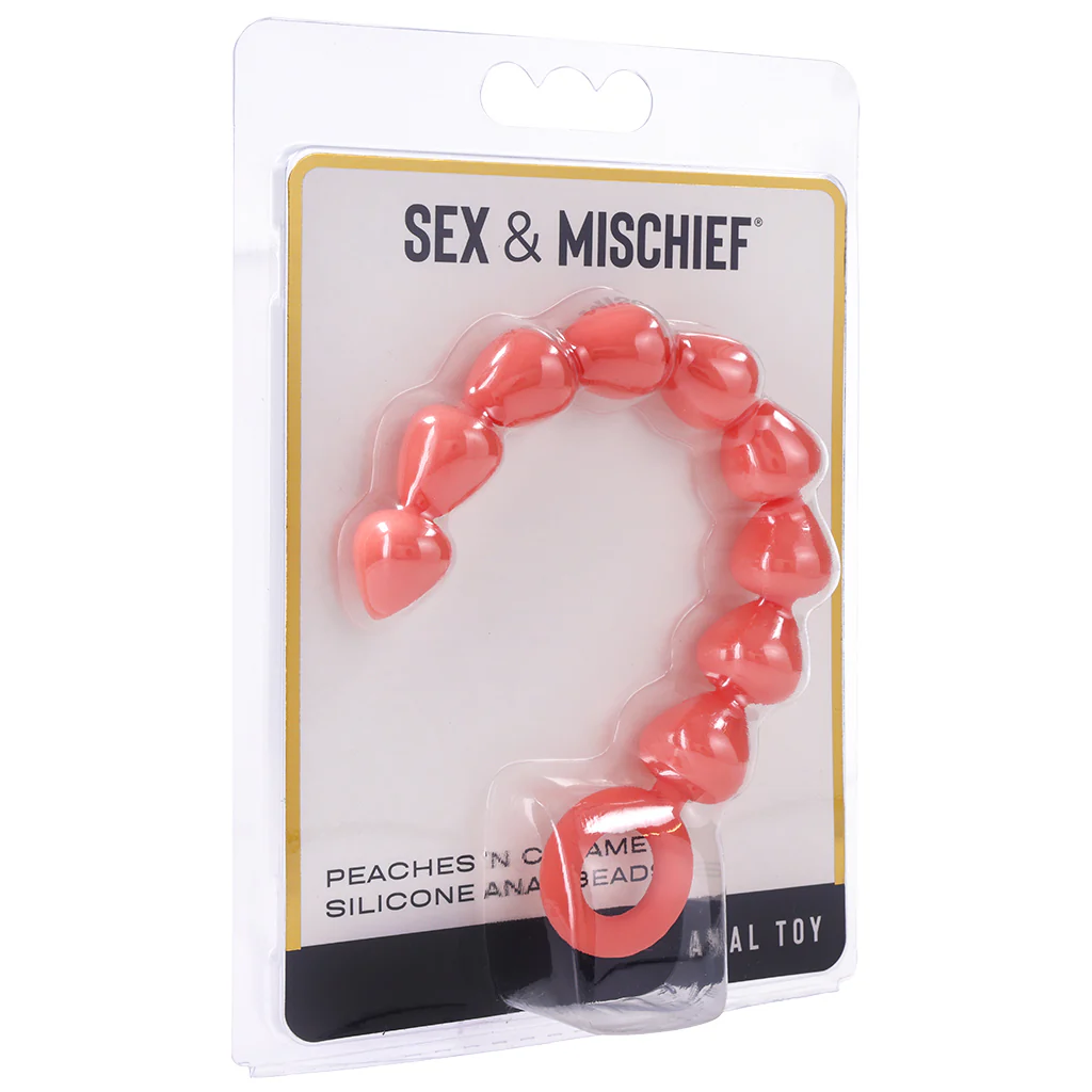 S&M Peaches 'n CreaMe Silicone Anal Beads - Image 9