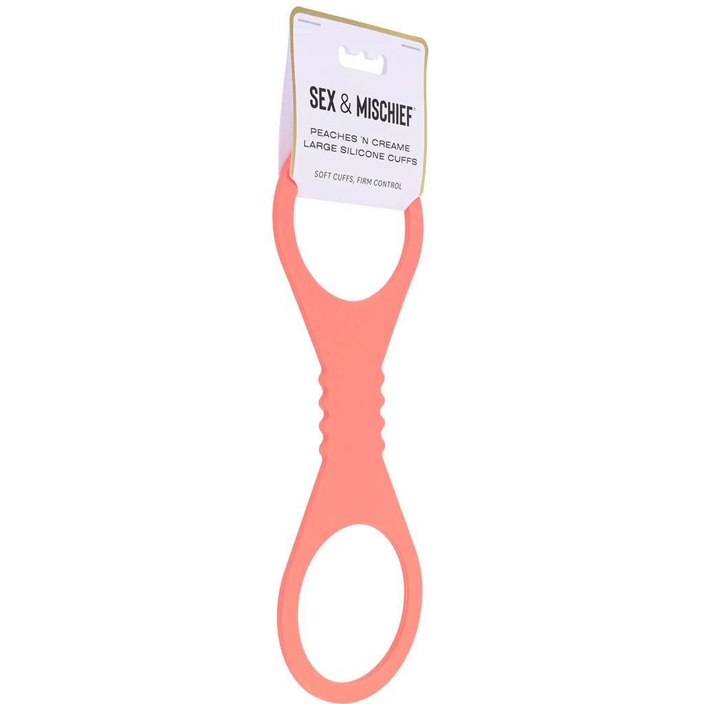 S&M Peaches 'n CreaMe Silicone Cuffs in Large - Image 9