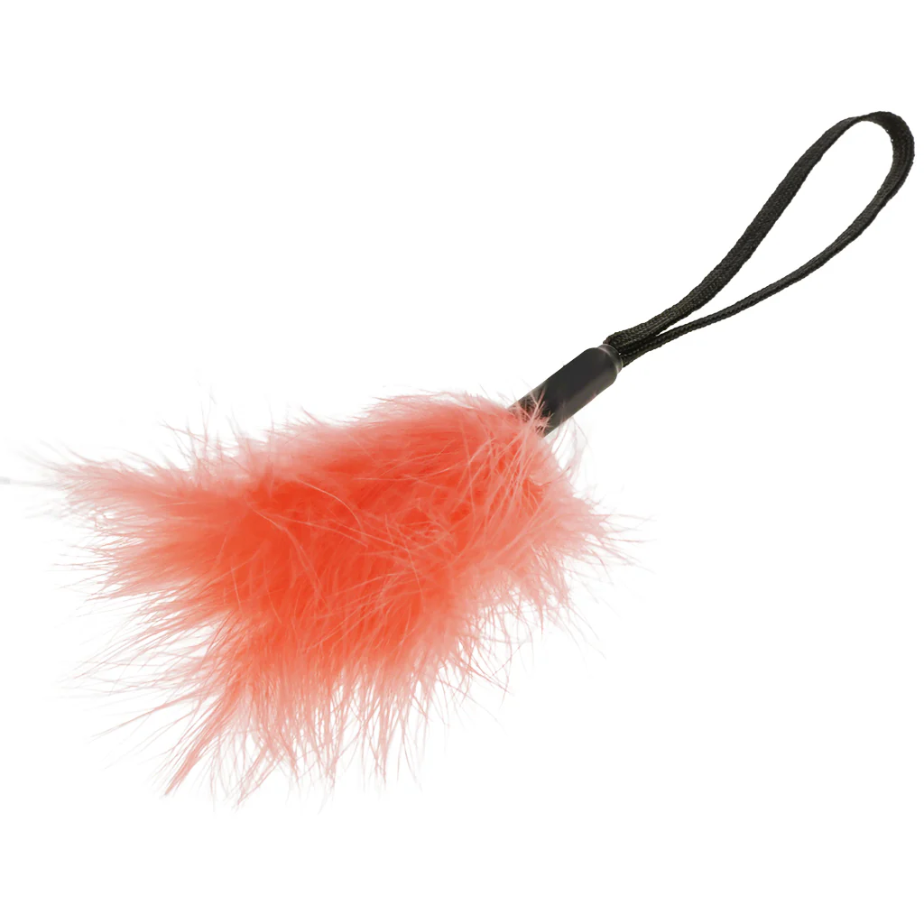 S&M Peaches 'n CreaMe Wrist Feather Ticker in Peach - Image 2