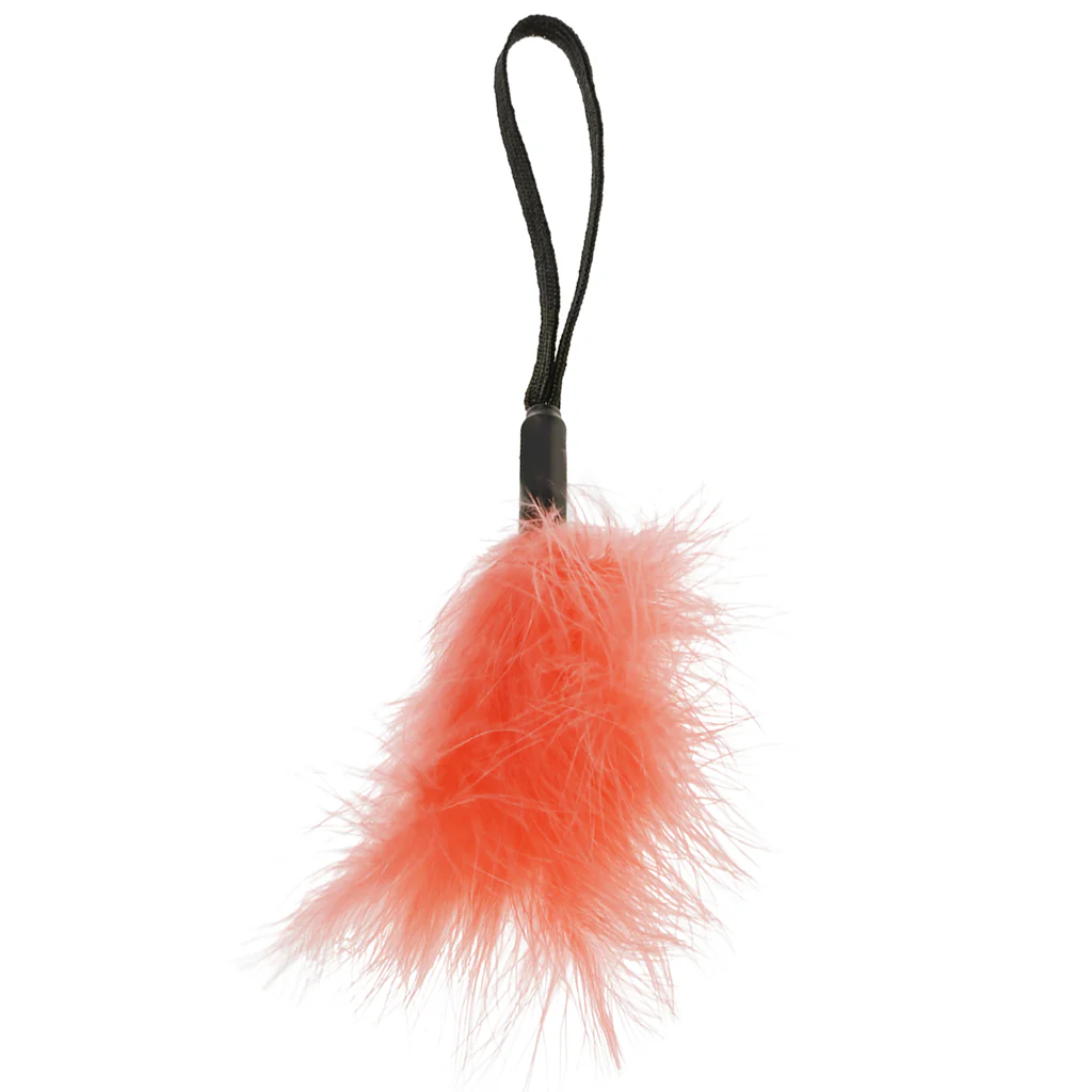 S&M Peaches 'n CreaMe Wrist Feather Ticker in Peach - Image 4