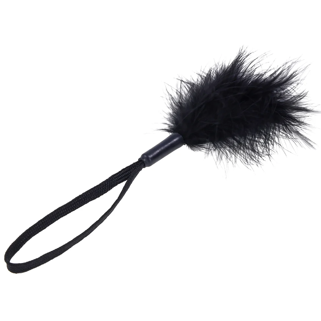S&M Peaches 'n CreaMe Wrist Feather Ticker in Black - Image 7