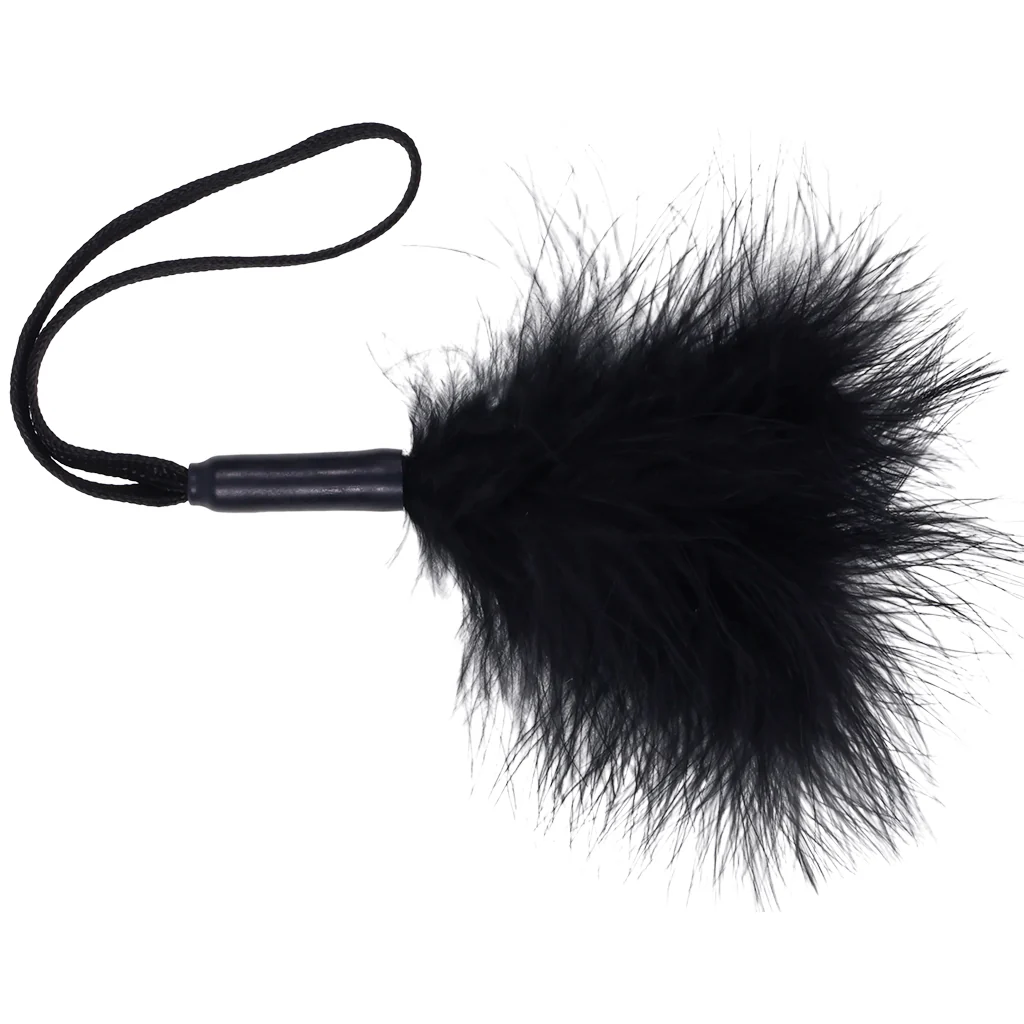 S&M Peaches 'n CreaMe Wrist Feather Ticker in Black - Image 8