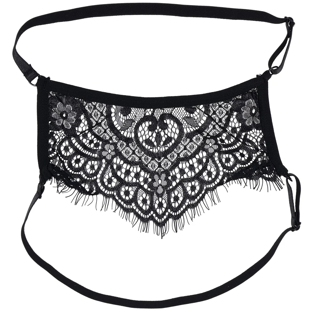 S&M Veiled Vision Lace Blindfold - Image 7
