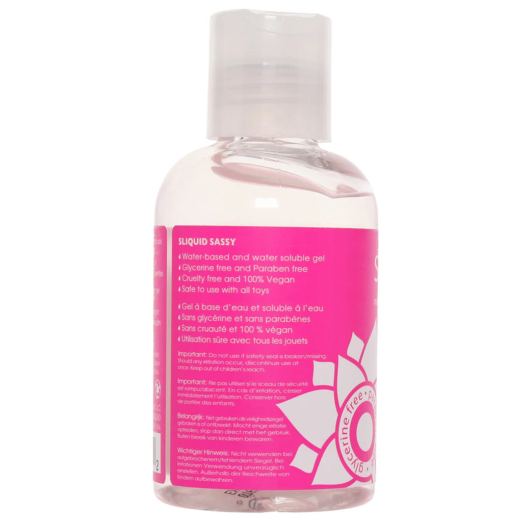 Sassy Booty Paraben & Glycerine Free Lubricant in 4.2oz/125 - Image 3
