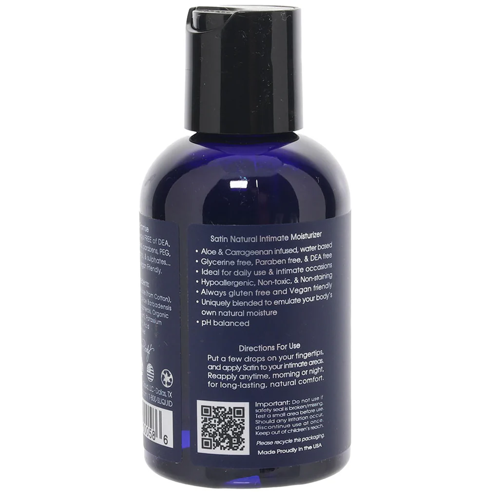 Satin Glycerine Free Natural Lubricant in 4.2oz/125mL - Image 6