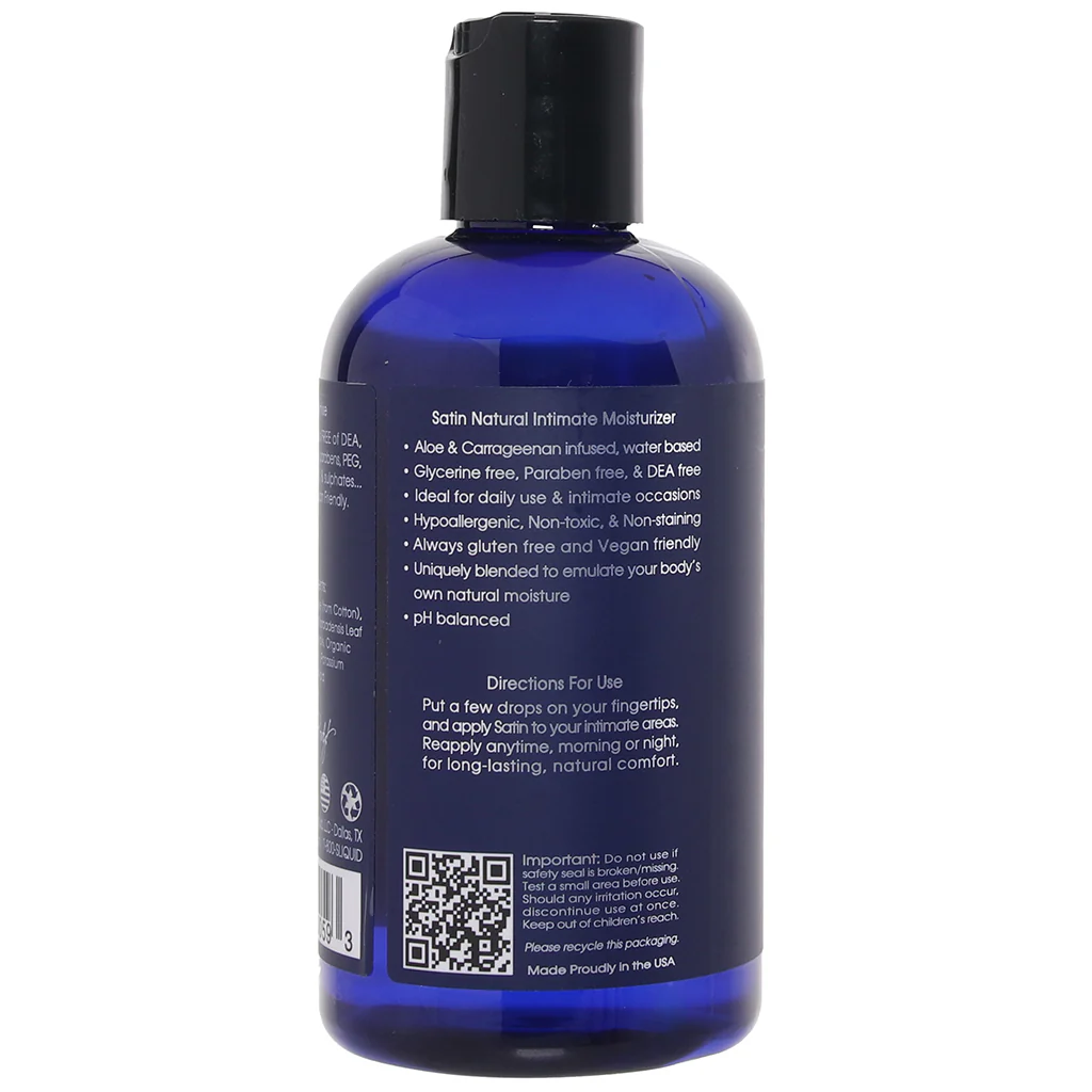 Satin Natural Intimate Moisturizer in 8.5oz/255mL - Image 3