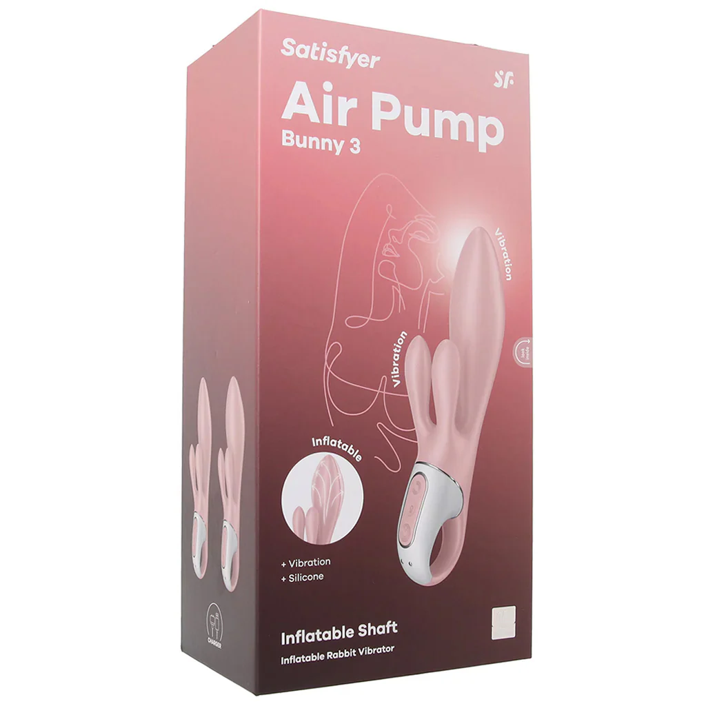 Satisfyer Air Pump Bunny 3 Inflatable Rabbit Vibe - Image 9