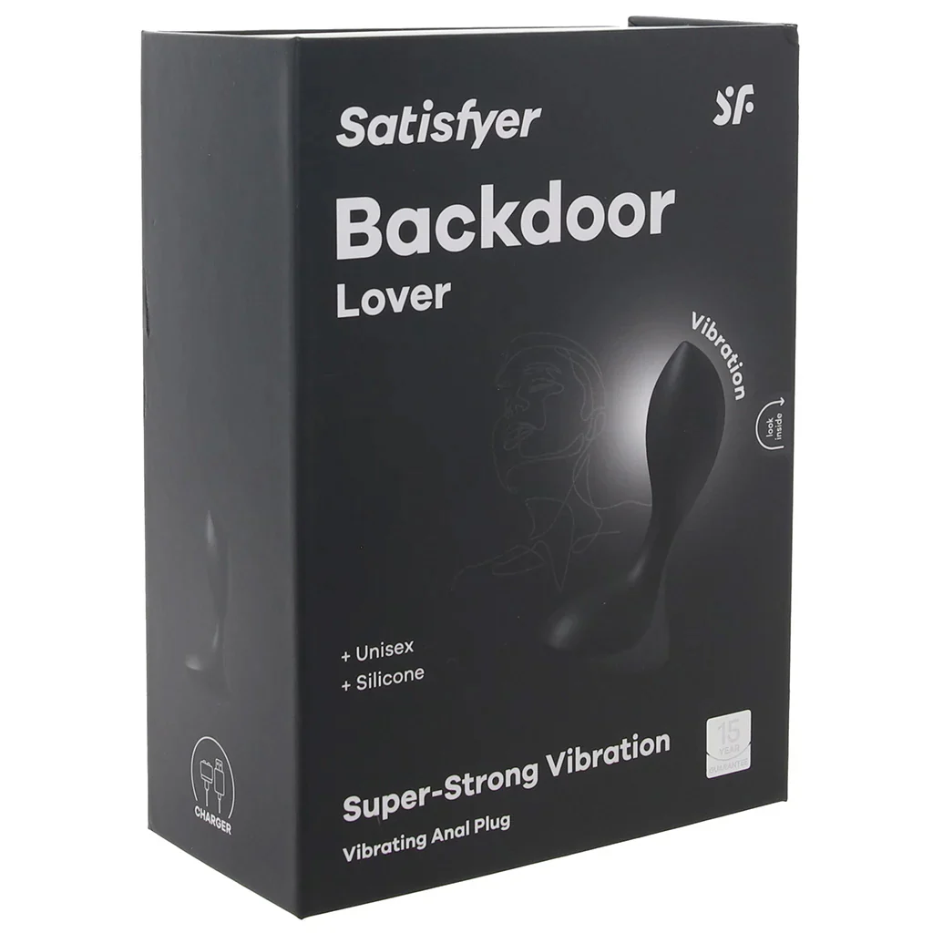 Satisfyer Backdoor Lover Plug Vibe in Black - Image 9