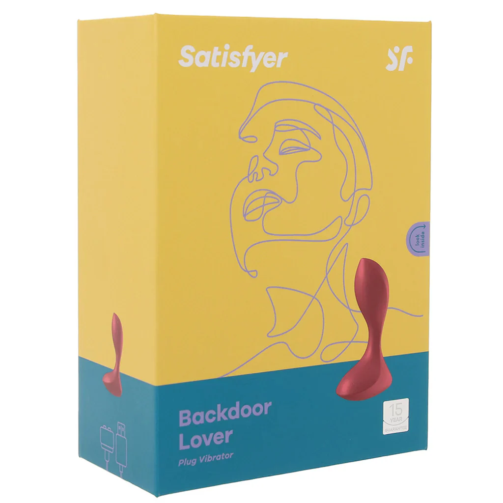 Satisfyer Backdoor Lover Plug Vibe in Red - Image 9