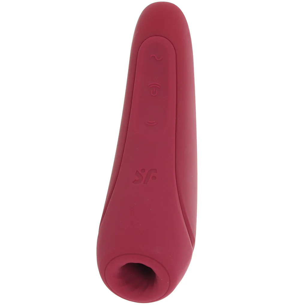 Satisfyer Curvy 1+ Air Pulse Stimulator in Rose Red - Image 3