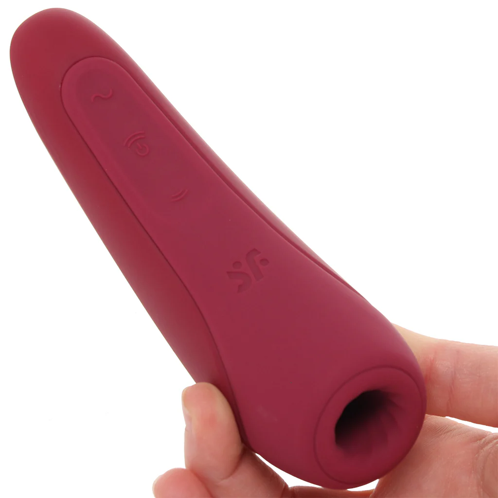 Satisfyer Curvy 1+ Air Pulse Stimulator in Rose Red - Image 8