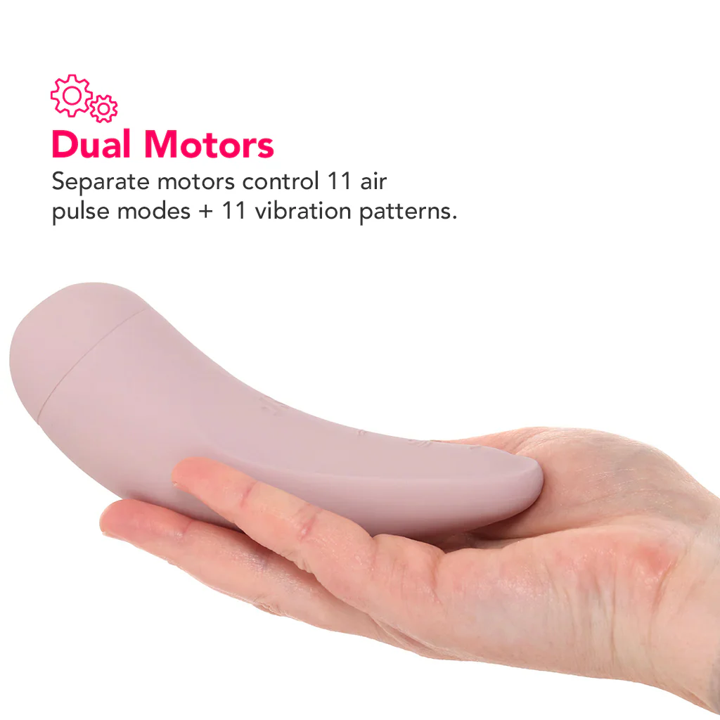 Satisfyer Curvy 2+ Air Pulse Stimulator in Pink - Image 4