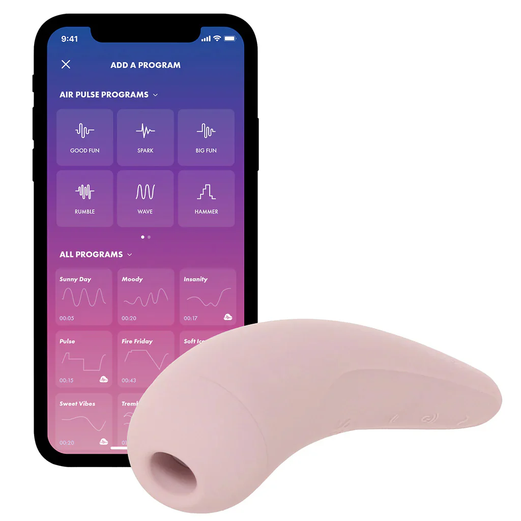 Satisfyer Curvy 2+ Air Pulse Stimulator in Pink - Image 5