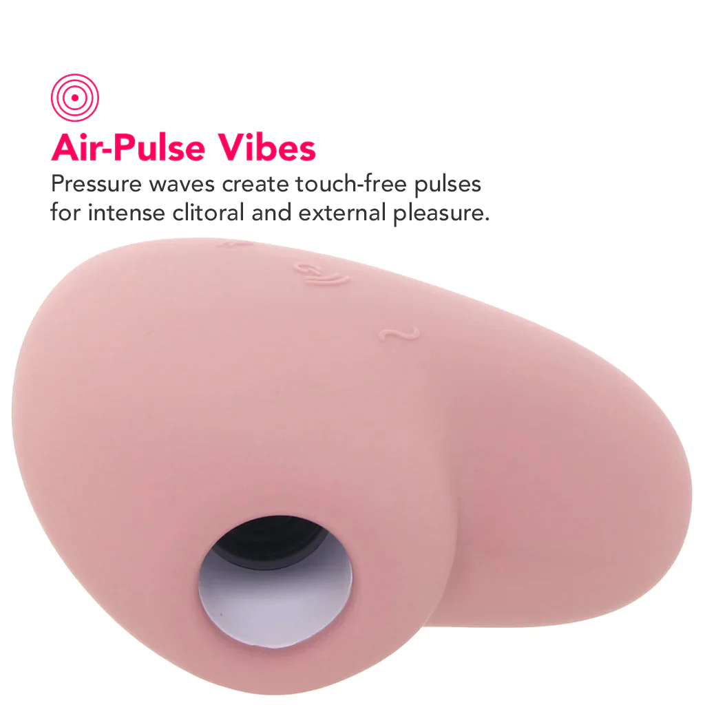 Satisfyer Cutie Heart Air Pulse Stimulator in Light Red - Image 2