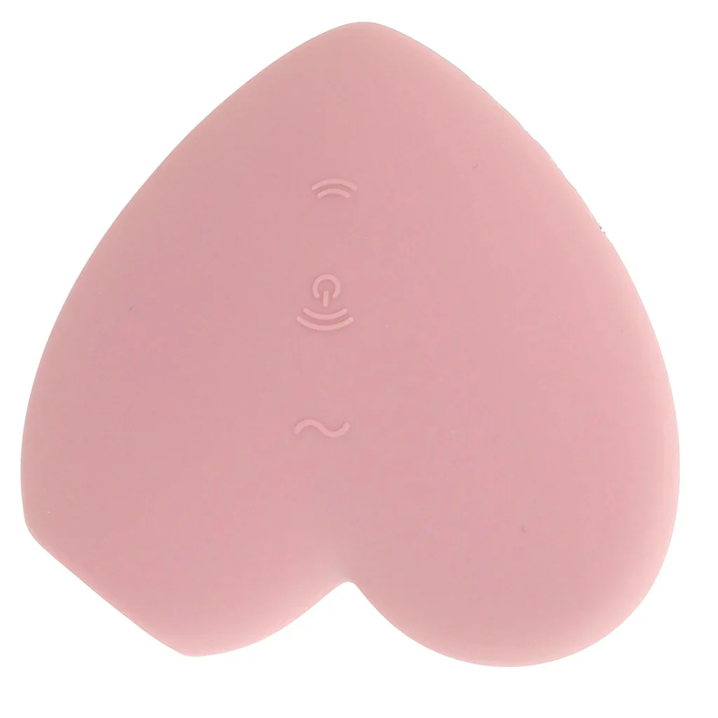 Satisfyer Cutie Heart Air Pulse Stimulator in Light Red - Image 3