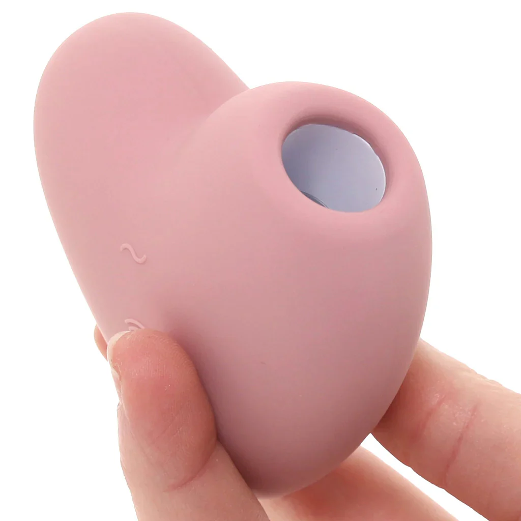 Satisfyer Cutie Heart Air Pulse Stimulator in Light Red - Image 8