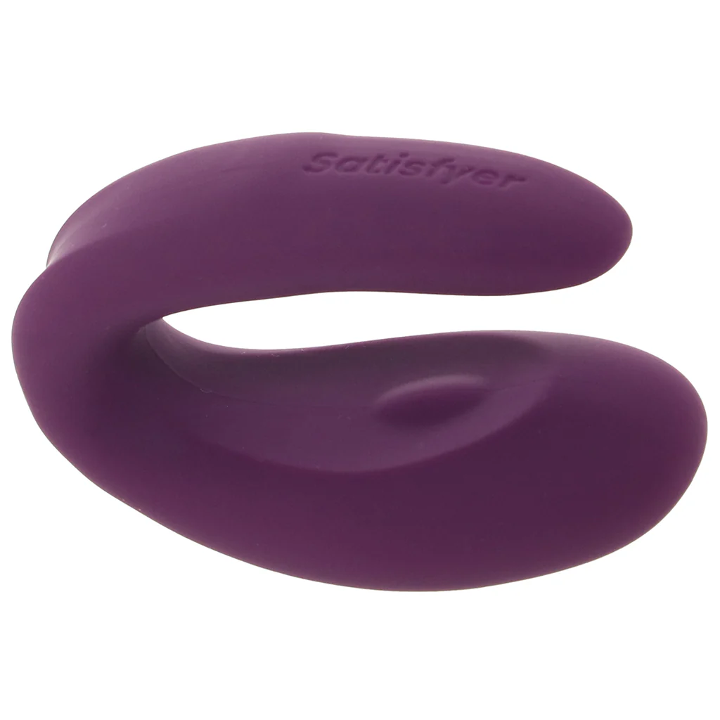 Satisfyer Double Joy Partner Vibe in Violet - Image 2
