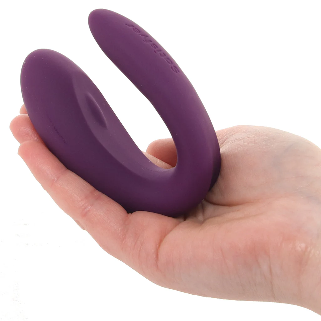 Satisfyer Double Joy Partner Vibe in Violet - Image 4