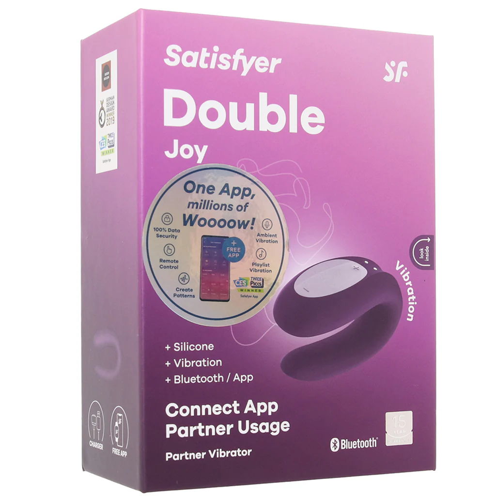 Satisfyer Double Joy Partner Vibe in Violet - Image 9