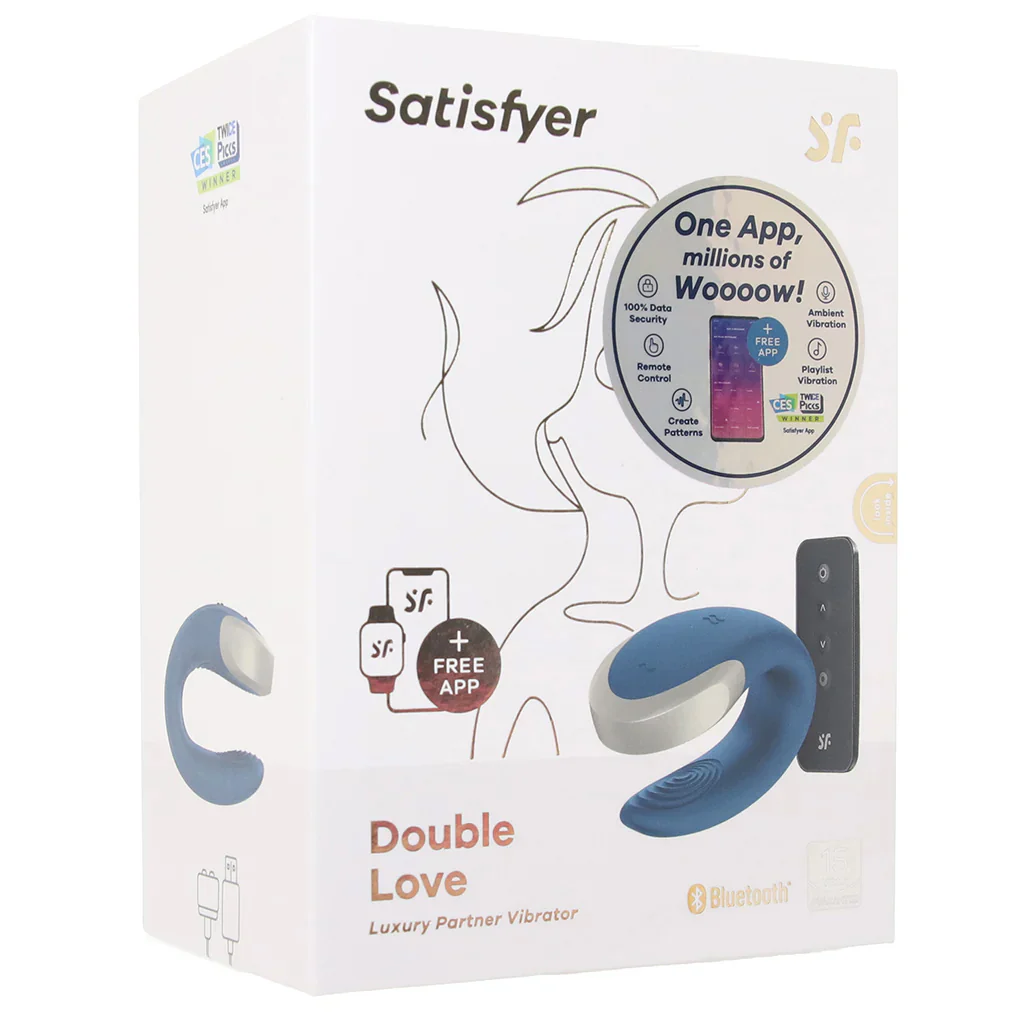 Satisfyer Double Love Luxury Partner Vibe - Image 9