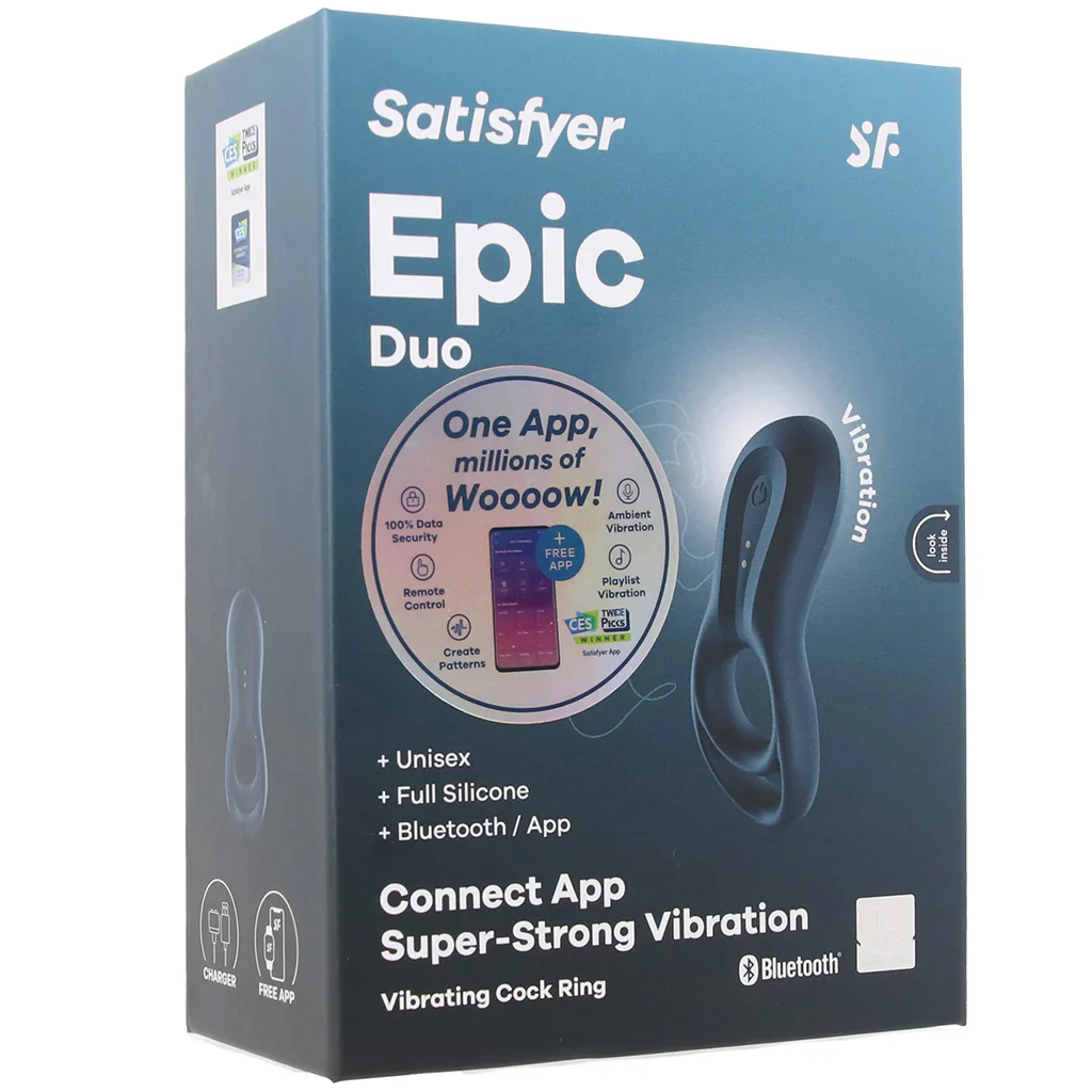 Satisfyer Epic Duo Vibrating Cock Ring - Image 9