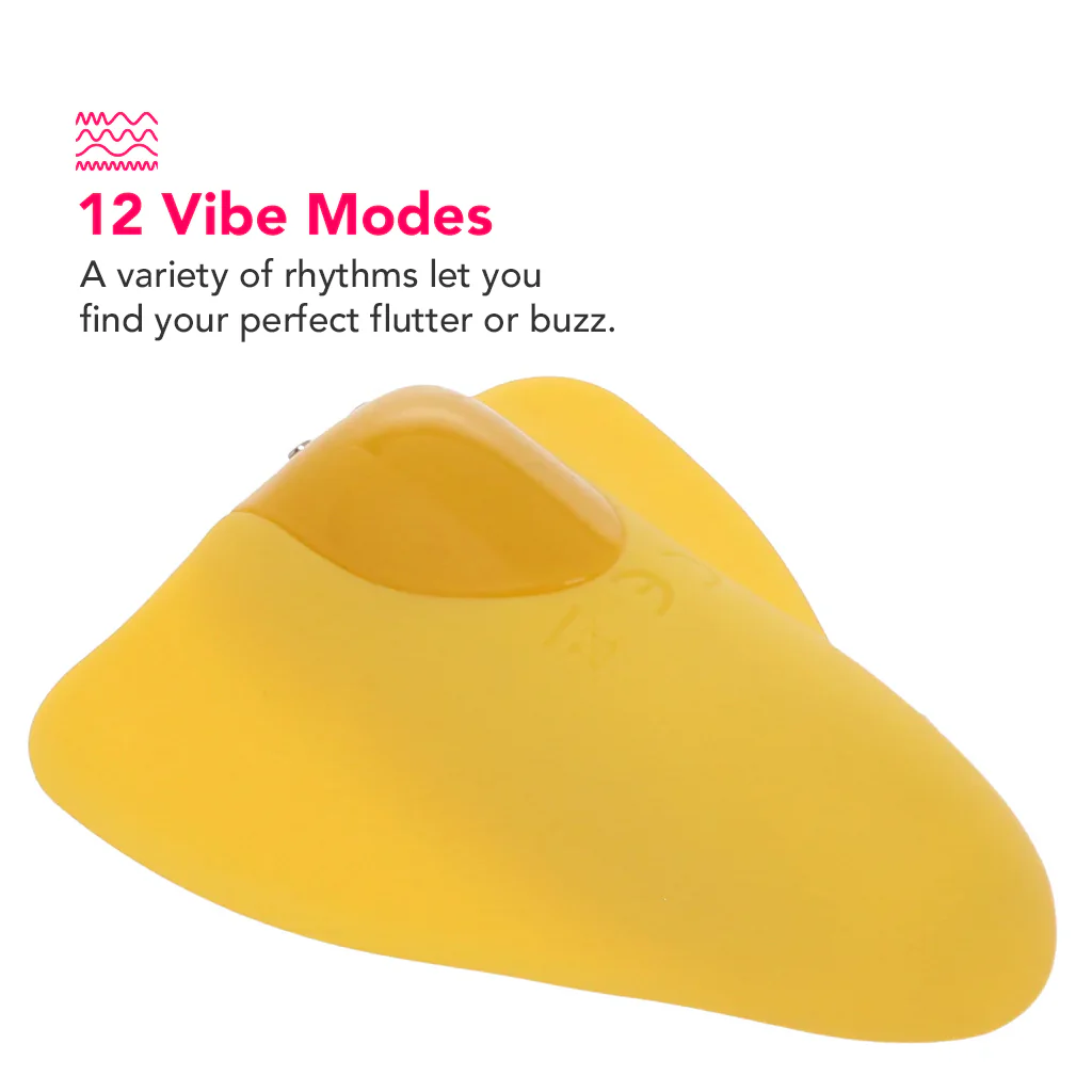 Satisfyer High Fly Finger Vibe in Yellow - Image 2