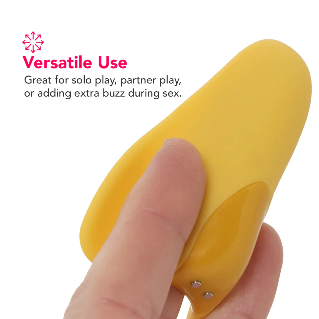 Satisfyer High Fly Finger Vibe in Yellow - Image 4
