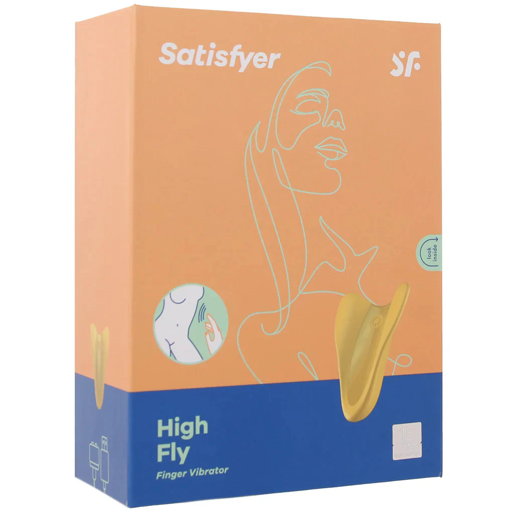 Satisfyer High Fly Finger Vibe in Yellow - Image 9
