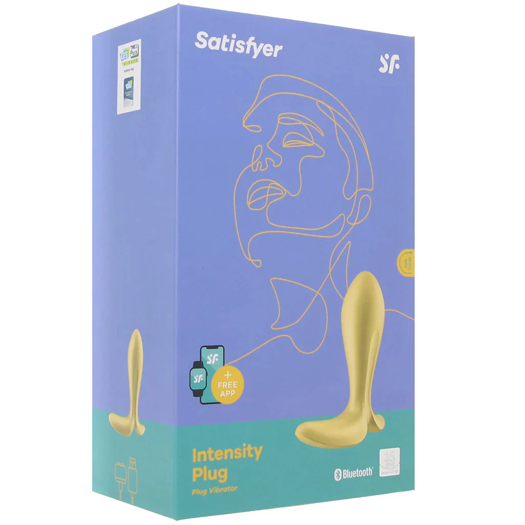Satisfyer Intensity Plug Vibe in Gold - Image 9