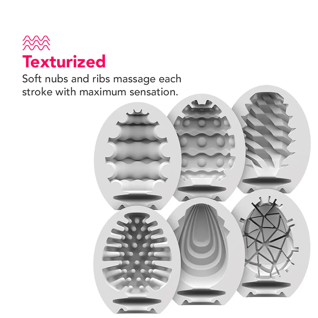 Satisfyer Masturbator Eggs 6 Piece Set - Image 2