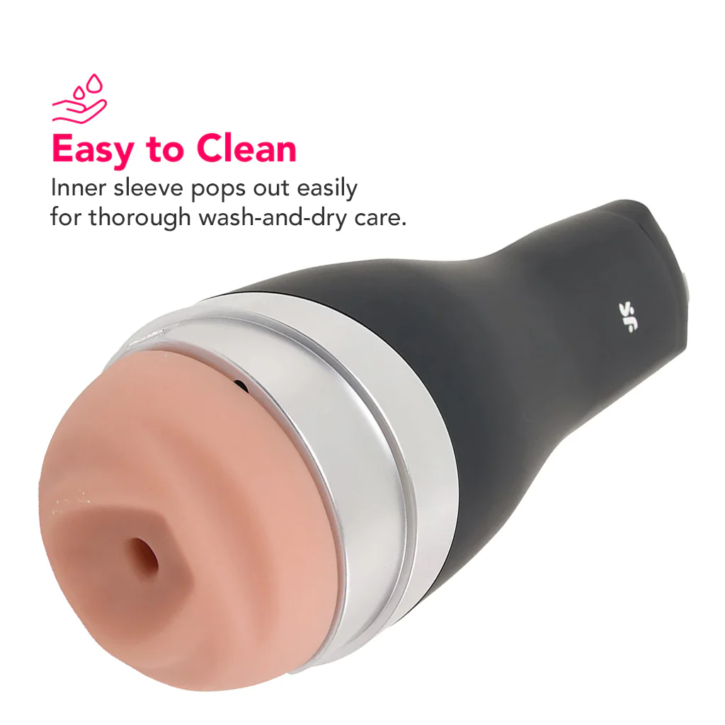 Satisfyer Men Classic Silver Masturbator - Image 7